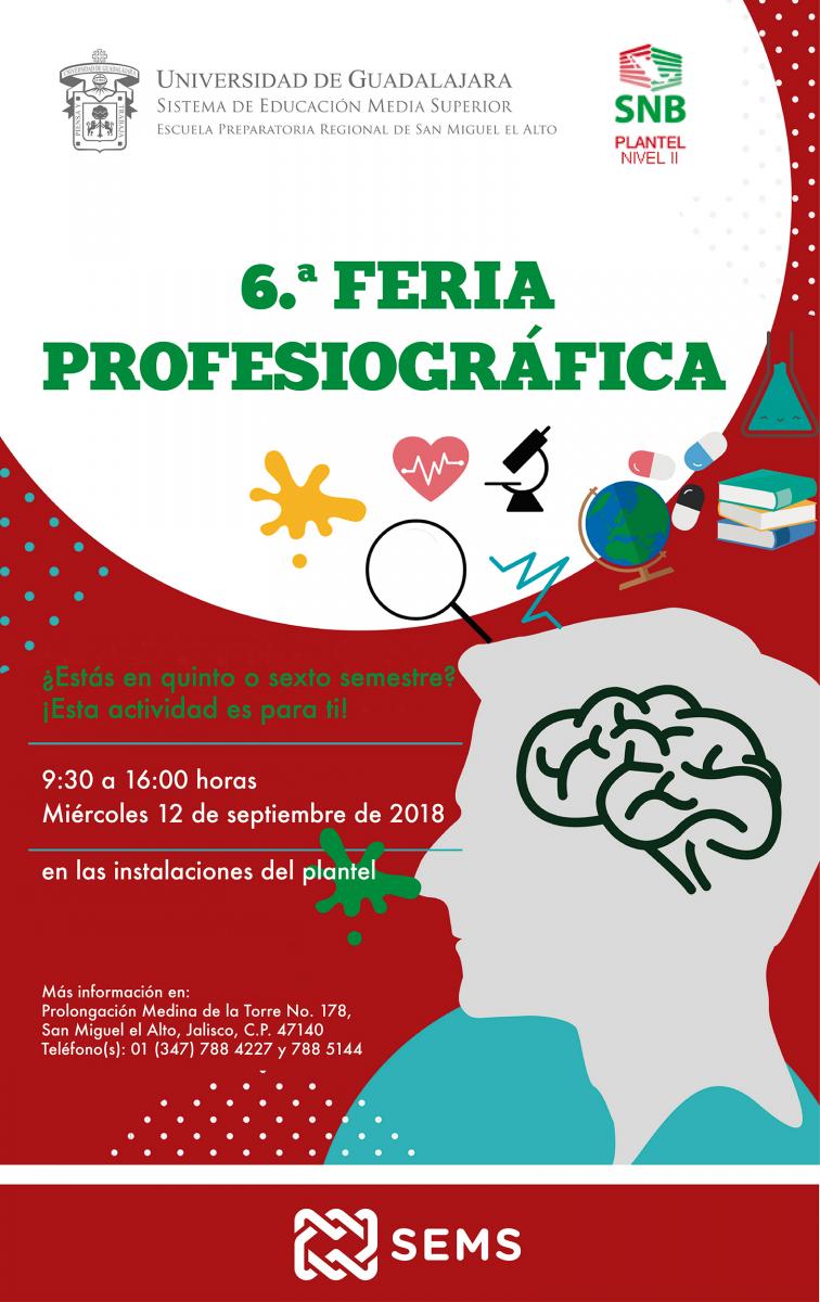 6ta Feria Profesiográfica en la Preparatoria de San Miguel el Alto