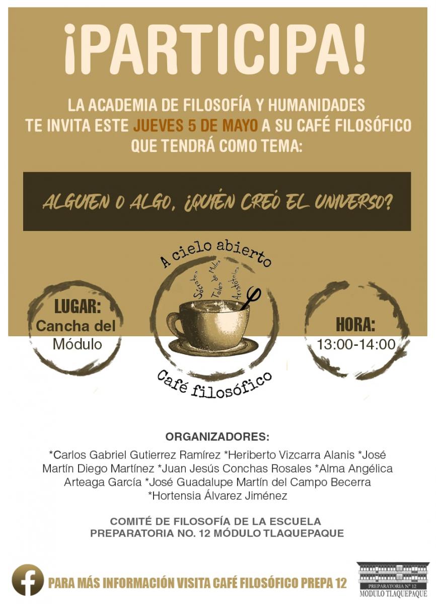 Café Filosófico 5 de mayo de 2022