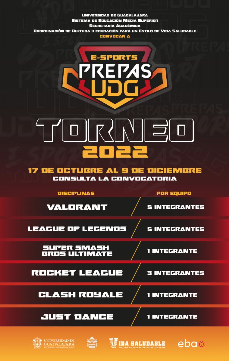 1er Torneo de E-sports de Prepas UDG 2022