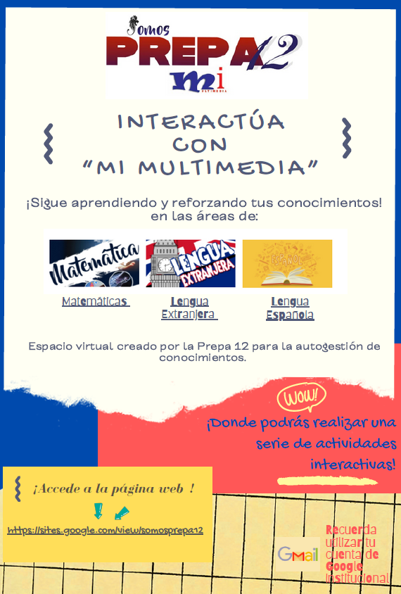 Cartel - Invitación a interactuar con Mi multimedia