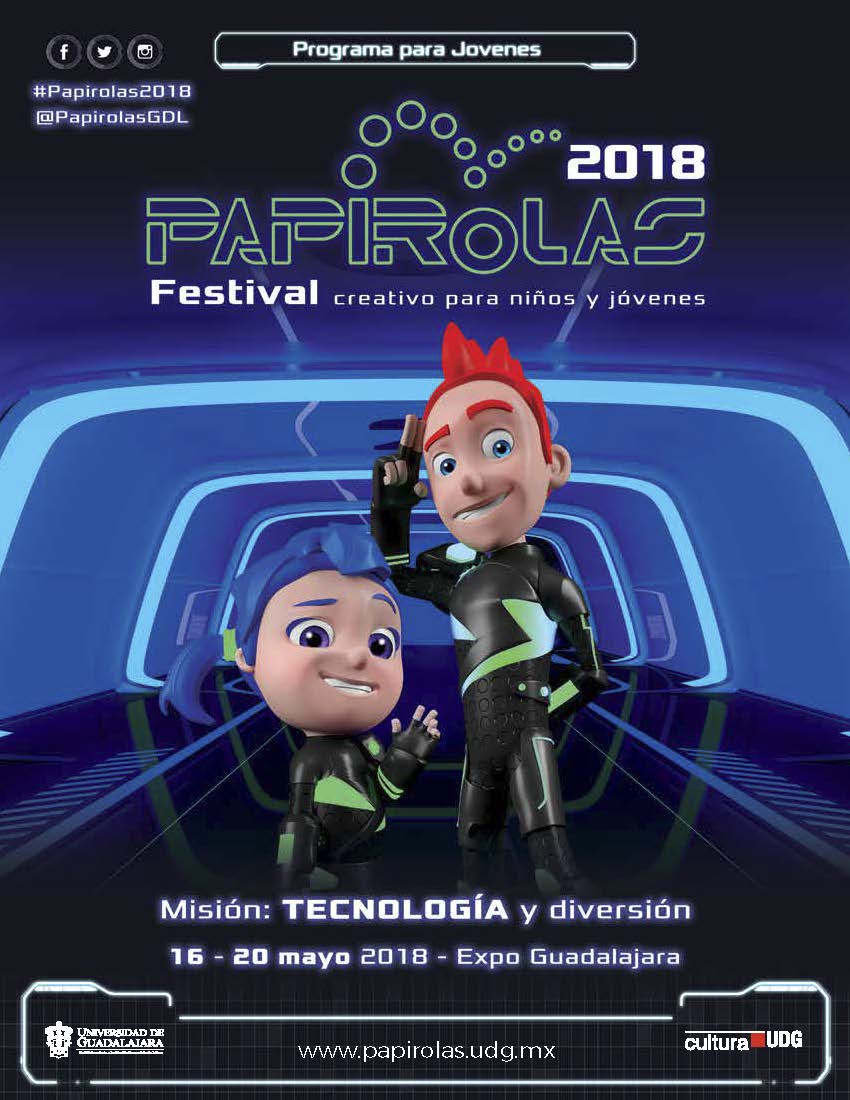 Festival cultural y educativo para niños y jóvenes, Papirolas 2018