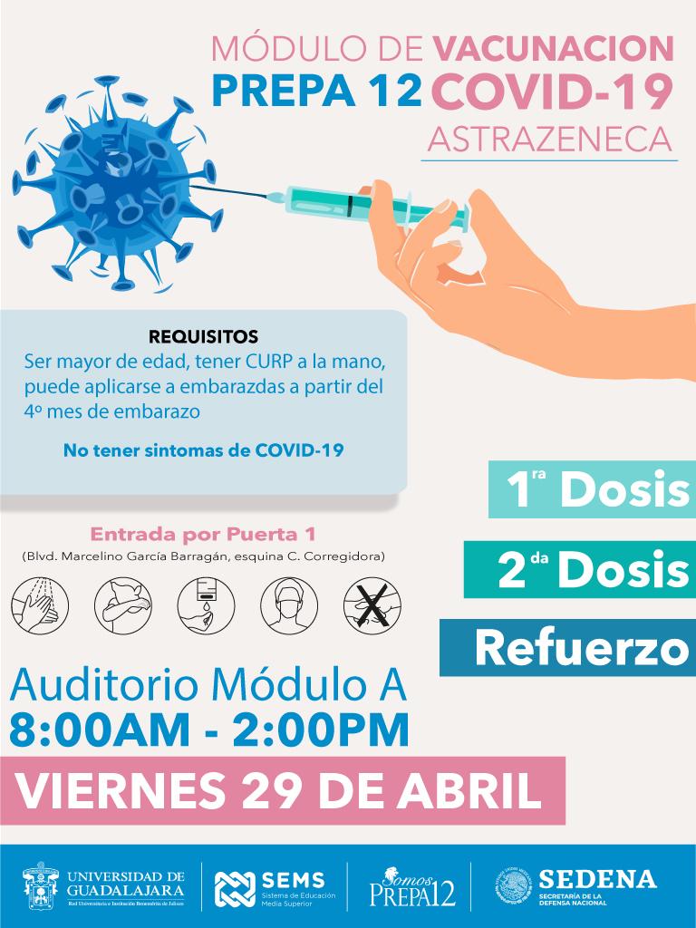 Módulo de Vacunación en Prepa 12