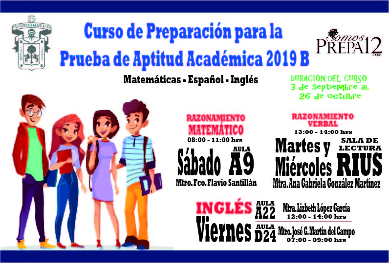 Curso de Preparación para la Prueba de Aptitud Académica 2019-B