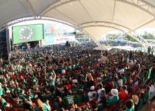 Júbilo y fiesta en FutFest 2026, durante el México-Corea del Sur