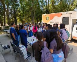 Lleva la CEDHJ el programa Saludándote UDG a diversos planteles del SEMS para orientarles sobre derechos humanos, salud y más