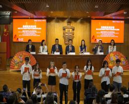 Imparte el embajador de China en México la primera clase del Instituto Confucio de la UdeG a bachilleres del SEMS