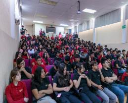 Reflexionan estudiantes de la Preparatoria 6, con las Jornadas Púrpura, sobre las problemáticas de la juventud