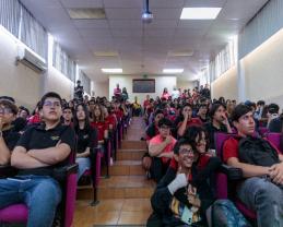 Reflexionan estudiantes de la Preparatoria 6, con las Jornadas Púrpura, sobre las problemáticas de la juventud