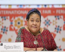 Visitará la Preparatoria de Tuxpan la doctora Rigoberta Menchú Tum para impartir conferencia sobre derecho indígena