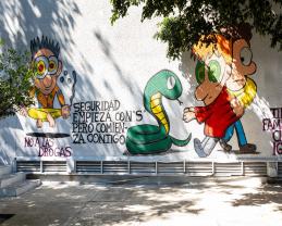 Impulsa la Preparatoria 2 la creación de arte urbano que ayudará a combatir la violencia en la comunidad