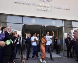 ¡Libres Javier, Iván y José! después de seis días en prisión por defender un parque público