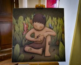 Inauguran en Preparatoria Jalisco la muestra gráfica “Inspirantes, trazando caminos”