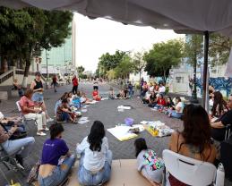 Conmemoran el Día Internacional de la Salud Menstrual en la Rambla Cataluña