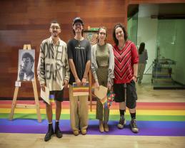 Los colores de la Diversidad llegan al lobby de la Rectoría General con exposición “La vida en Queer”