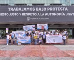 Encabeza la Preparatoria de Unión de Tula la caminata 122 en favor de la autonomía universitaria