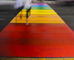 La UdeG pinta la vía de colores en el Día del Orgullo