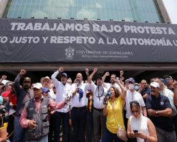 Regresan las marchas de la UdeG en defensa de la autonomía universitaria