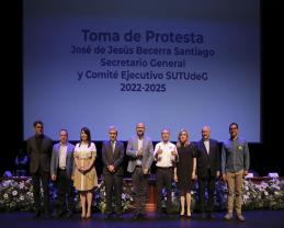 Rinde protesta Jesús Becerra como Secretario General del SUTUdeG para el periodo 2022-2025 3