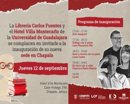 Abrirán Librería Carlos Fuentes en Chapala