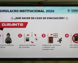 Invita la UdeG a participar en segundo Simulacro institucional 2026