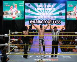 Gladiadores del ring luchan por la niñez del CRIT Occidente