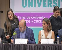 Signan convenio la UdeG y el Congreso de Jalisco para fortalecer educación y servicio público