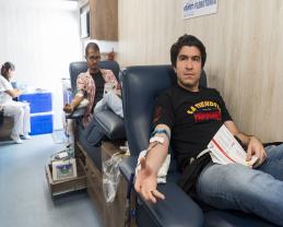 Promueven donación altruista de sangre para damnificados del sismo
