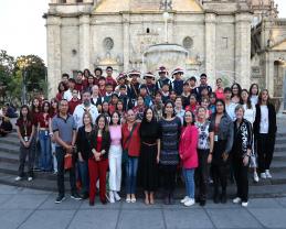 Estudiantes de Prepas UDG visten Catedral de Guadalajara con Realidad Aumentada