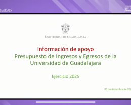 Plantea Rector General alcances del presupuesto constitucional para la UdeG, ante diputados locales