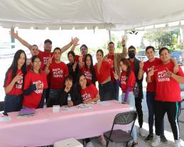 Brinda servicios de salud la Brigada "Nos late servir" en colonias cercanas a la Preparatoria 8