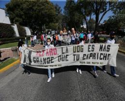 Con norteño, danzas y monólogo se manifiesta la Preparatoria de San Martín de Hidalgo