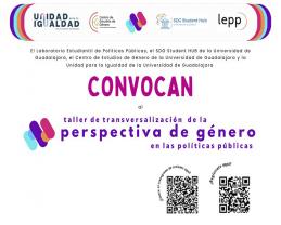 Impartirán taller en favor de la igualdad entre hombres y mujeres