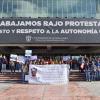 Marcha la Preparatoria 9 para exigir respeto a la autonomía universitaria