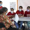 Brigadistas universitarios asesoraron y prestaron servicios de salud en las afueras de la Preparatoria 4