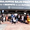La Preparatoria de Jalisco participa con disfraces y batucada en caminata por la autonomía universitaria