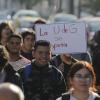 Un Alfaro de papel encabezó la marcha en la que la Preparatoria de Jalisco exigió respeto a la autonomía universitaria