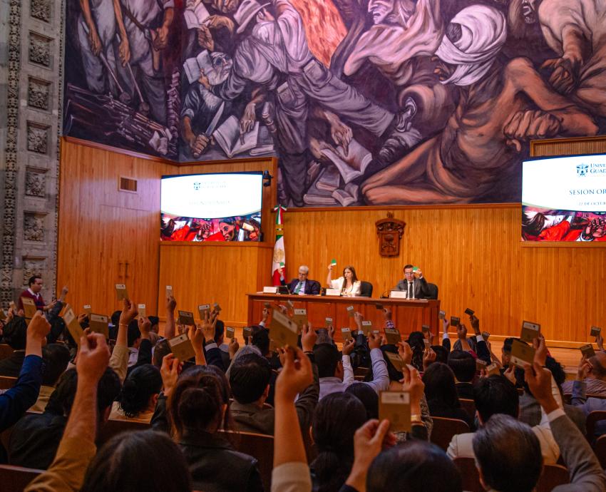 Integran pleno del Consejo General Universitario para el periodo 2026-2027