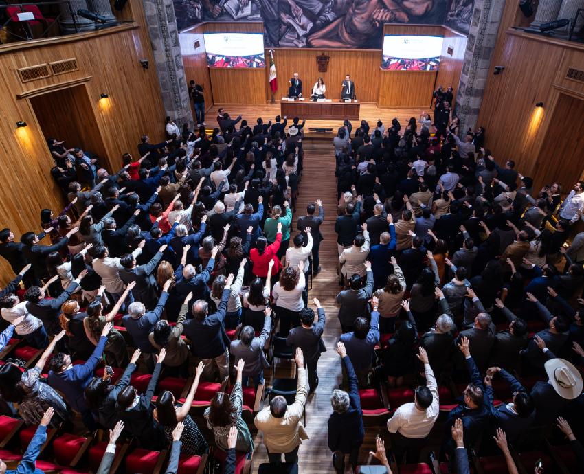 Integran pleno del Consejo General Universitario para el periodo 2026-2027